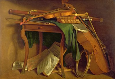 Il Tavolo del Musicista, c.1760 da Henri Roland de la Porte